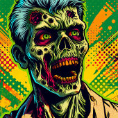 Spooky Zombie Halloween-Party Tasche