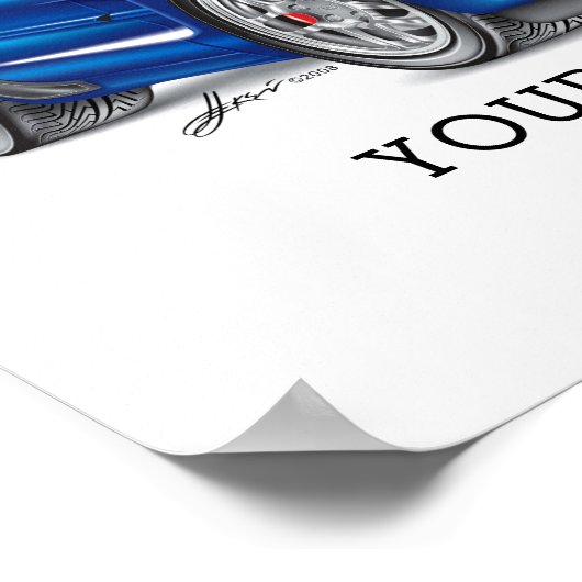 Collectious Automobile Art Poster (Ecke)