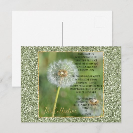 Collective Poem Postkarte (Vorne/Hinten)