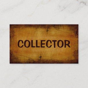 Collector Antiquitätenkarte Visitenkarte