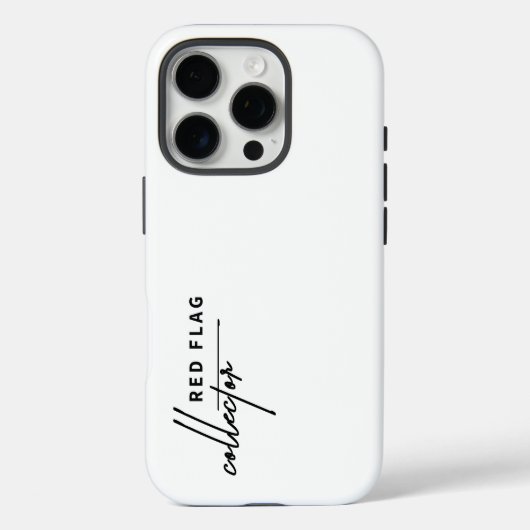 Collector für rote Fahnen \ Case-Mate iPhone Hülle (Rückseite)