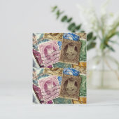 Collector Indigo-Briefmarke Postkarte (Stehend Vorderseite)