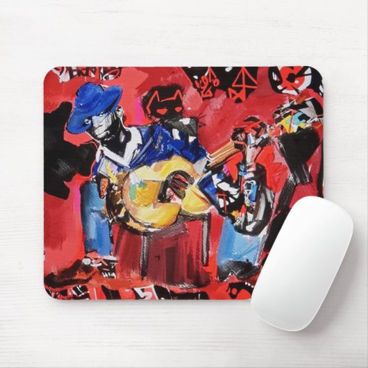 "Collector Keepin' The Blues Alive" Mouse Pad Mousepad (Mit Mouse)