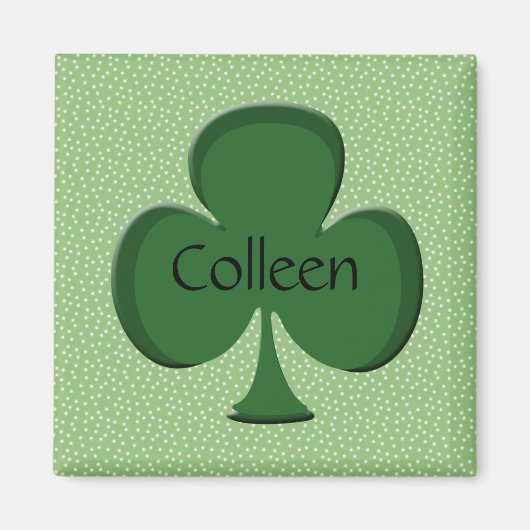 Colleen Kleeblatt Magnet (Vorne)