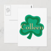 Colleen Postcard Postkarte (Vorne/Hinten)