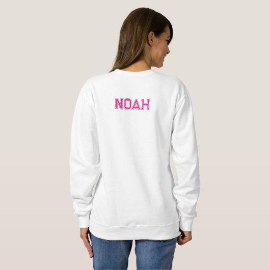 College - Barcelona - Pink Sweatshirt (Schwarz voll)