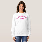 College - Barcelona - Pink Sweatshirt (Vorne ganz)