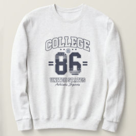 College Club Athletic Sports Urban Varsity Letters Sweatshirt