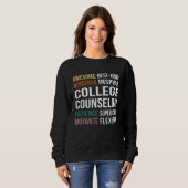 College Counselor  Appreciation Sweatshirt (Vorne ganz)