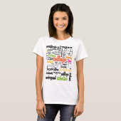College Education Word Cloud patterns T-Shirt (Vorne ganz)