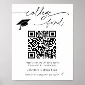 College-Fonds QR-Code Schild (Vorne)