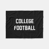 College Football Fleece Blanket (Vorderseite (Horizontal))