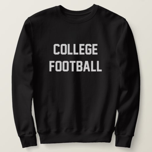 College Football sweatshirt (Design vorne)