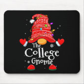 College Gnome - Xmas Family Matching Funny Christm Mousepad (Vorne)