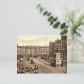 College Green, Dublin Postkarte (Stehend Vorderseite)