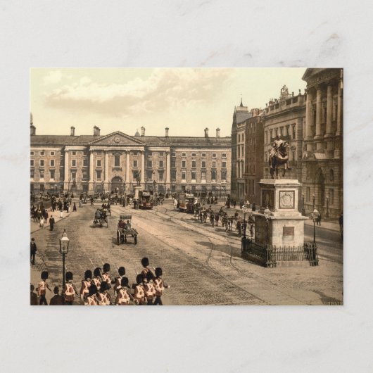 College Green, Dublin Postkarte (Vorderseite)