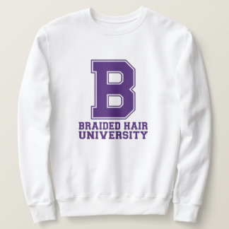 College Letter Zöpfe Benutzerdefinierter Grafik-Sw Sweatshirt