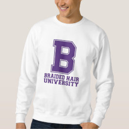 College Letter Zöpfe Benutzerdefinierter Grafik-Sw Sweatshirt