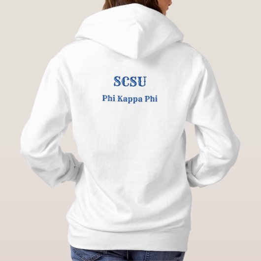 College Life Custom Personalisiert Hoodie (Rückseite)