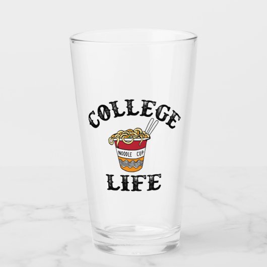 College Life Ramen Glas (Vorderseite)