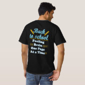 college life T-Shirt (Schwarz voll)