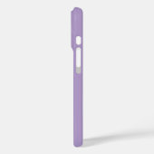 College Lila Weiße Varsity-Monogramm Anfangsbuchst Case-Mate iPhone Hülle (Rückseite / Links)