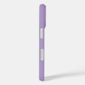 College Lila Weiße Varsity-Monogramm Anfangsbuchst Case-Mate iPhone Hülle (Rückseite / Rechts)