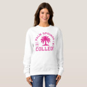 College - Palm Springs - Pink Sweatshirt (Vorne ganz)