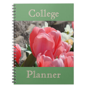 College-Planer Notizbuch Personalisierte Tulpe Blu Notizblock