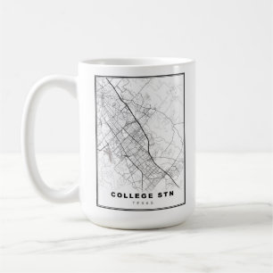 College Station Karte Kaffeetasse