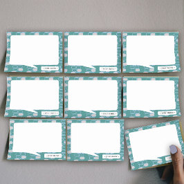 College Stationery Green Retro Anpassen Post-it Klebezettel