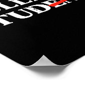 College Stud Student Funny Humor University Party  Poster (Ecke)