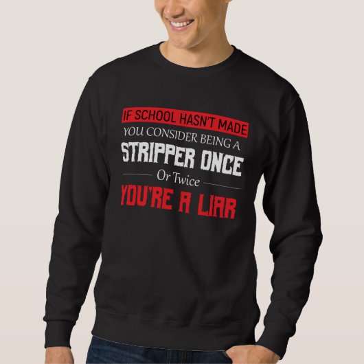 College Student 100 Days of School High School 3 Sweatshirt (Vorderseite)