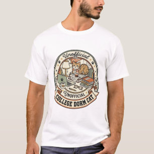College Wohnheim Katze College Wohnheim Katze Vint T-Shirt