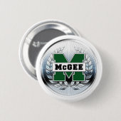 Collegeart-metallisches "m-" Logo Button (Vorne & Hinten)