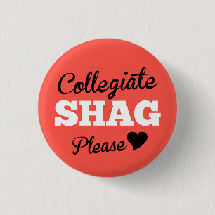 Collegenoppe-bitte Erdbeere Button