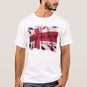 Collegenoppe-BRITISCHER Gewerkschafts-Flaggen-T - T-Shirt