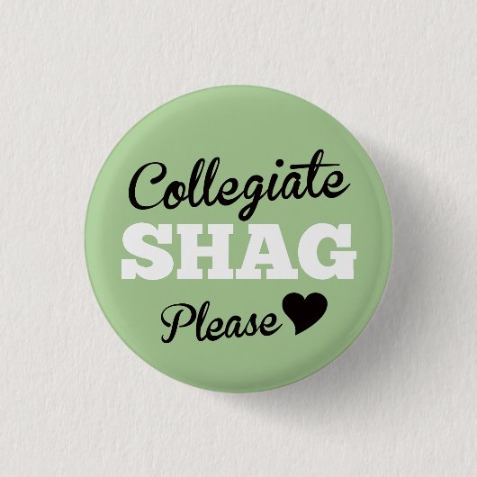 Collegenoppe Mint bitte Button (Vorderseite)