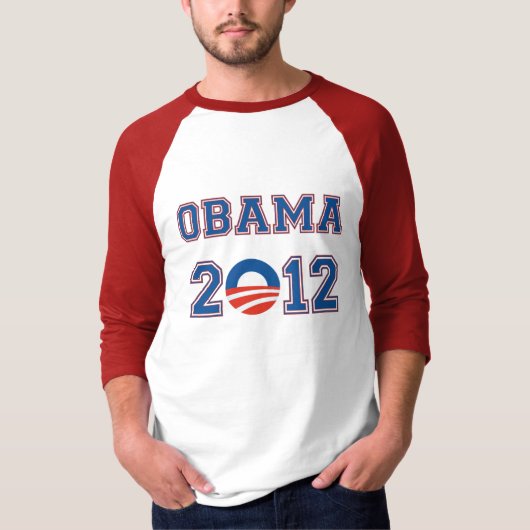 COLLEGEShirt OBAMA 2012 T-Shirt (Vorderseite)