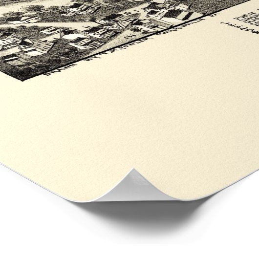 Collegeville, PA Panoramic Map - 1894 Poster (Ecke)