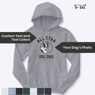 Collegiate All Star Hundepapa Benutzerdefiniertes  Hoodie