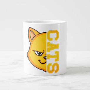 Collegiate Grumpy Cat – Bold Street Spezialitäten- Jumbo-Tasse
