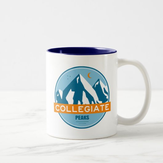 Collegiate Peaks Colorado Zweifarbige Tasse (Rechts)