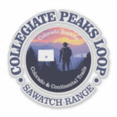 Collegiate Peaks (rd2) Aufkleber (Vorderseite)