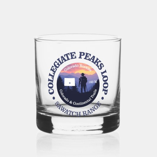 Collegiate Peaks (rd2) Whiskyglas (Vorderseite)