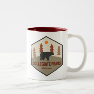 Collegiate Peaks Wilderness Colorado Bär Zweifarbige Tasse