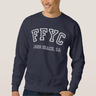 Collegiate White Men's Crew Sweatshirt