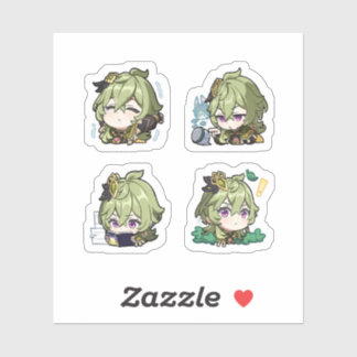 Collei Genshin Impact 4er Sticker Set Extra P