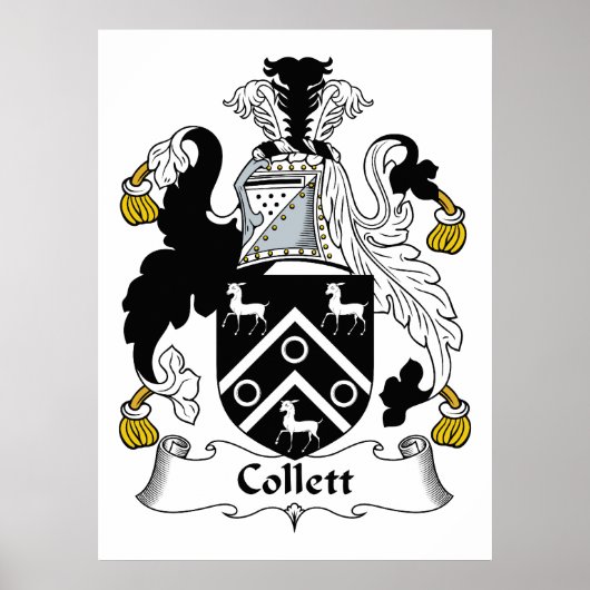 Collett Familienwappen Poster (Vorne)