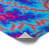 Colliding Dweeb Ballz Psychedelic Poster (Ecke)